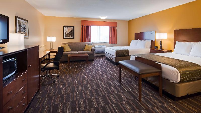 غرفة قياسية سرير ملكى, Best Western Falcon Plaza   Bowling Green