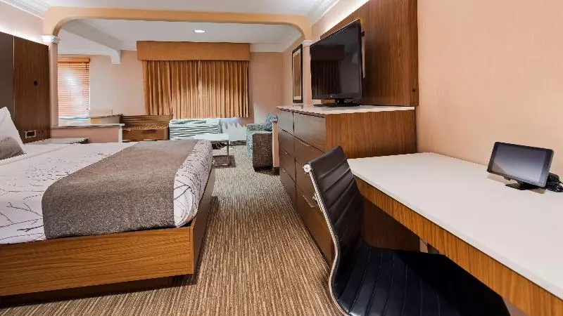 اتاق استاندارد با تخت بزرگ, Best Western Plus Suites Hotel   Los Angeles Lax Airport