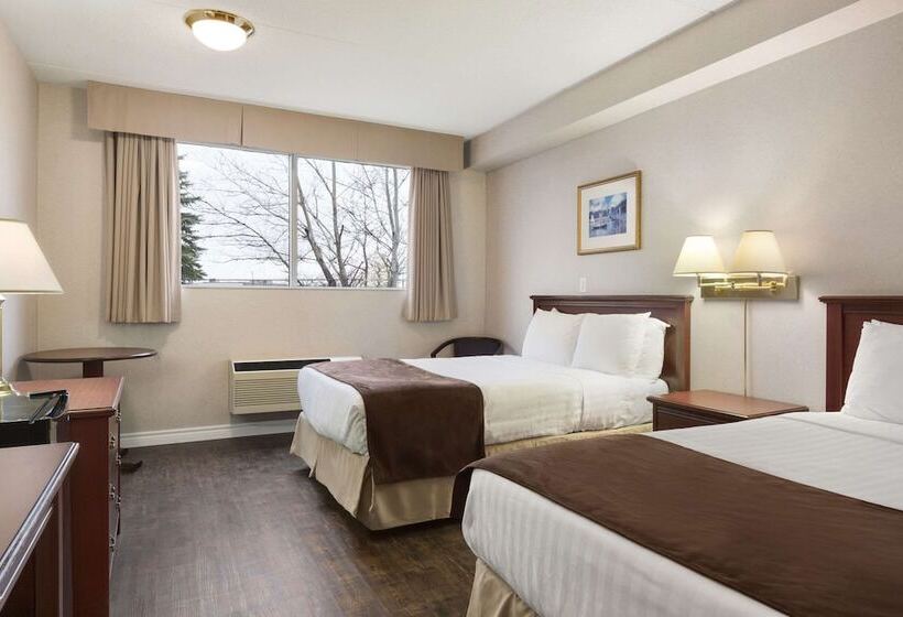 带2个双人床的标准工作室, Days Inn By Wyndham Brockville