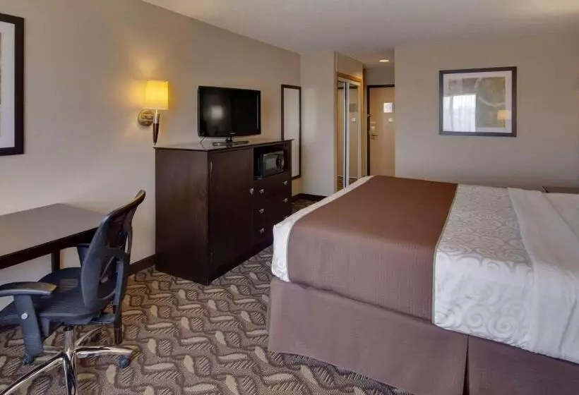 キングサイズベッドのスタンダードルーム, Best Western Pontiac Inn
