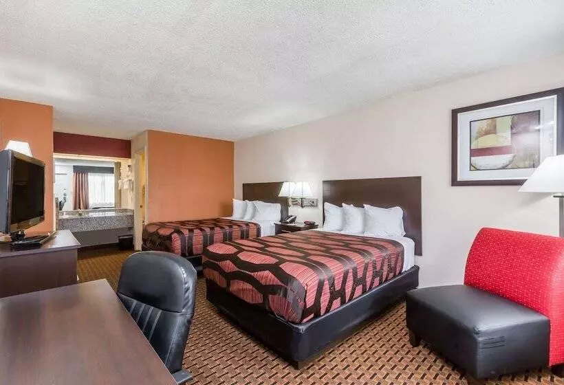 ２ダブルベッドのスタンダードルーム, Days Inn By Wyndham Pearl/jackson Airport