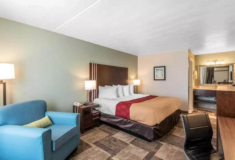 キングサイズベッドのスタンダードルーム, Econo Lodge Oak Grove Blue Springs