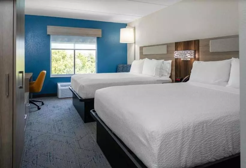 身障者適用クイーンサイズベッドルーム, Holiday Inn Express Rocky Mount Sports Center By Ihg