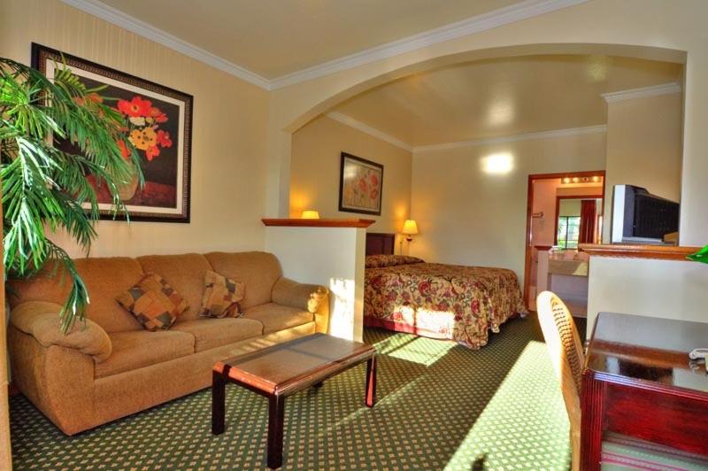 キングサイズベッドのデラックスルーム, Executive Inn Morgan Hill