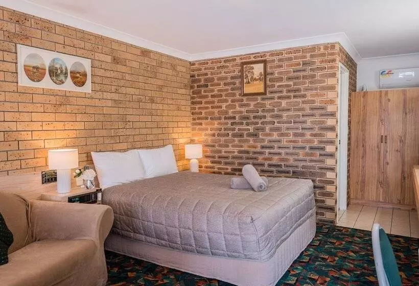 キングサイズベッドのエクゼクティブルーム, Settlers Motor Inn