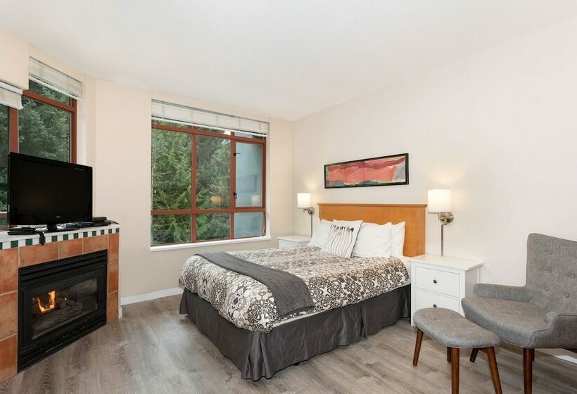 带双人床的标准工作室, Alpenglow Lodge By Mountainview
