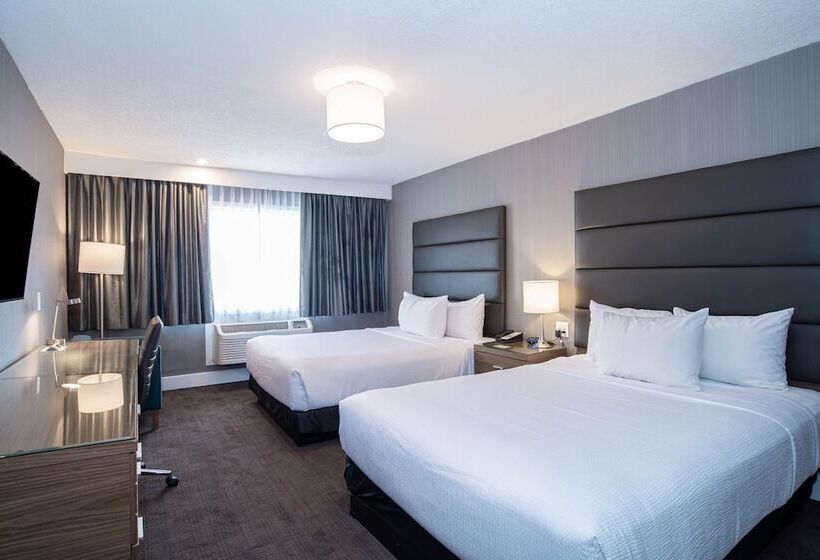 2ダブルベッドのスタンダードルーム, Sandman Hotel Edmonton West