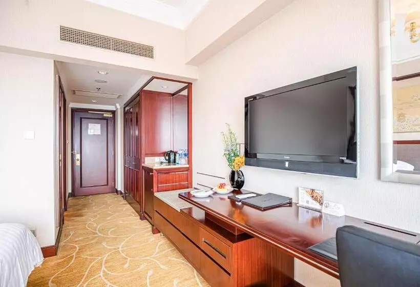 キングサイズベッドのクラブルーム, Shangri La Wuhan,close To The Mixc With Three Subway Lines