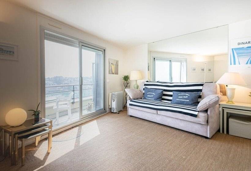 סטודיו סופריור עם נוף לים, Le Crystal Dinard Plage