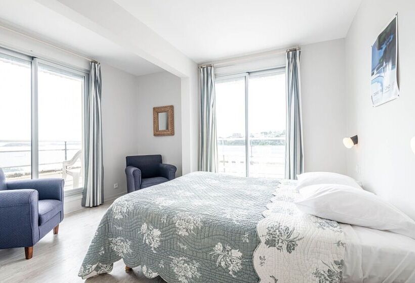 דירת 2 חדרים נוף לים, Le Crystal Dinard Plage