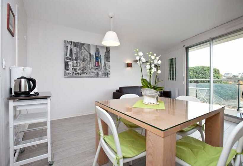 סטודיו סטנדרטי נוף לים, Le Crystal Dinard Plage