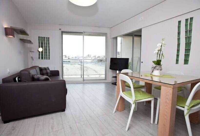 סטודיו סטנדרטי נוף לים, Le Crystal Dinard Plage