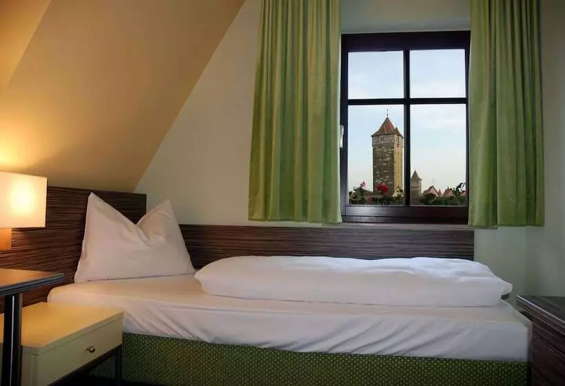 Standard Yhden Hengen Huone, Prinzhotel Rothenburg