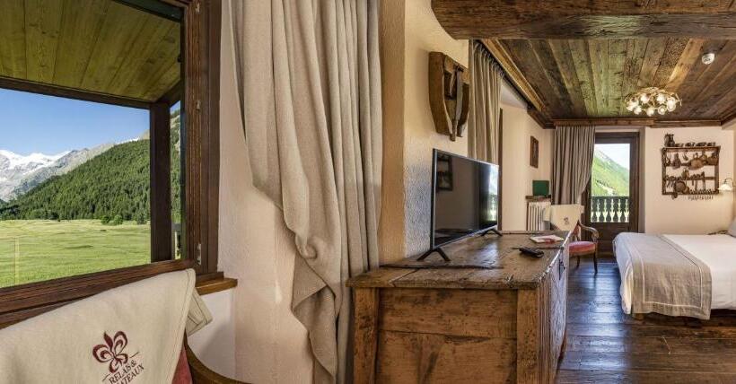 غرفة ديلوكس مطلة على الجبل, Bellevue Hotel & Spa