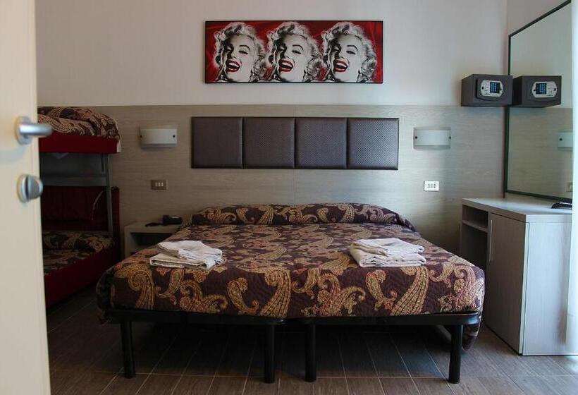 اتاق استاندارد چهار تخته, Tiberius