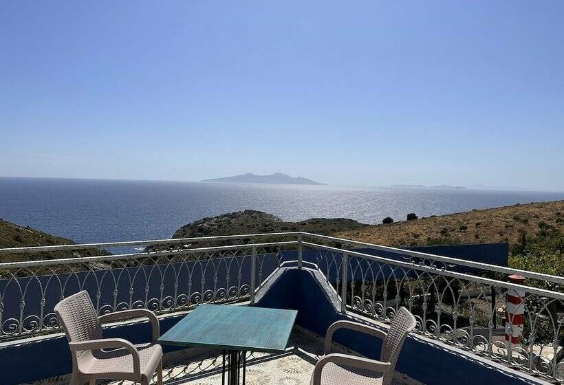 带海景的带双人床的标准间, Goknar Knidos Nature Otel   Adults Only