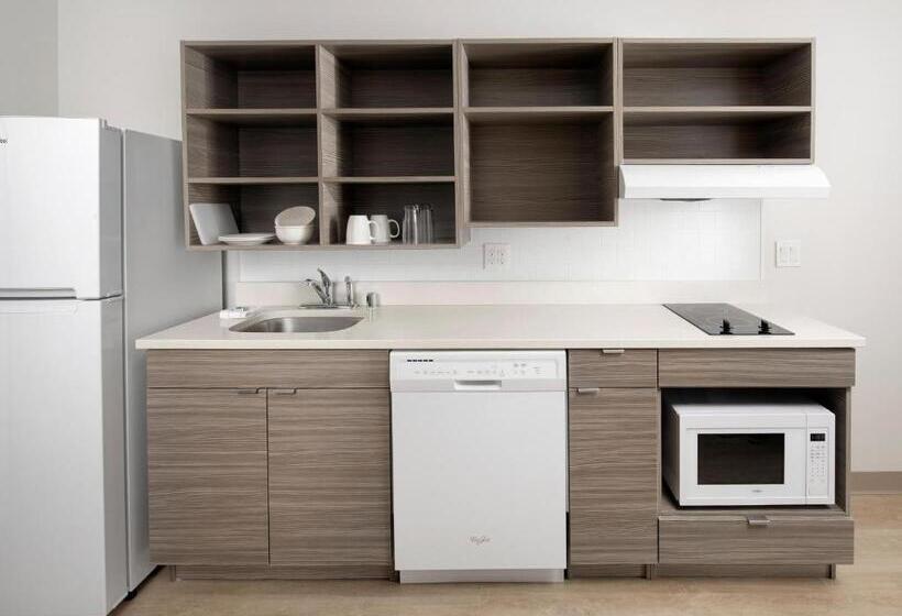 장애인을 위한 킹사이즈 침대 스탠다드 룸, Woodspring Suites Seattle Tukwila