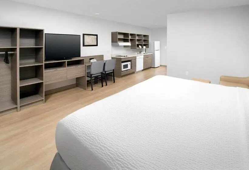 اتاق استاندارد با تخت بزرگ برای معلولان, Woodspring Suites Seattle Tukwila