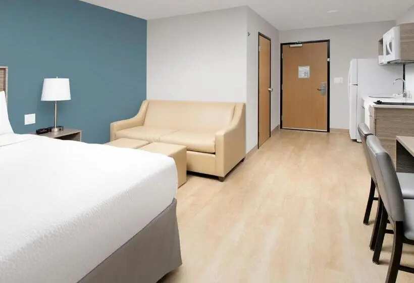 اتاق استاندارد با تخت بزرگ, Woodspring Suites Seattle Tukwila
