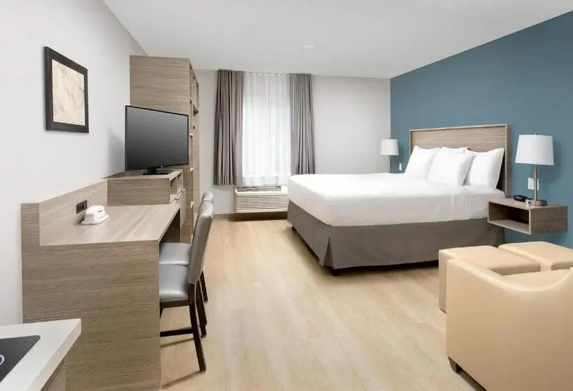 اتاق استاندارد با تخت بزرگ, Woodspring Suites Seattle Tukwila