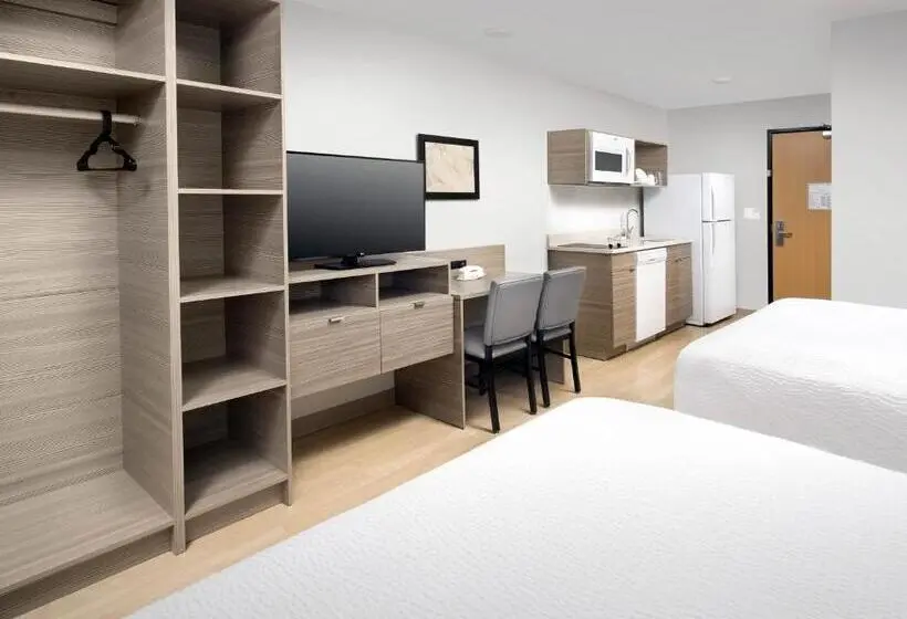 اتاق استاندارد با 2 تخت دوبل, Woodspring Suites Seattle Tukwila