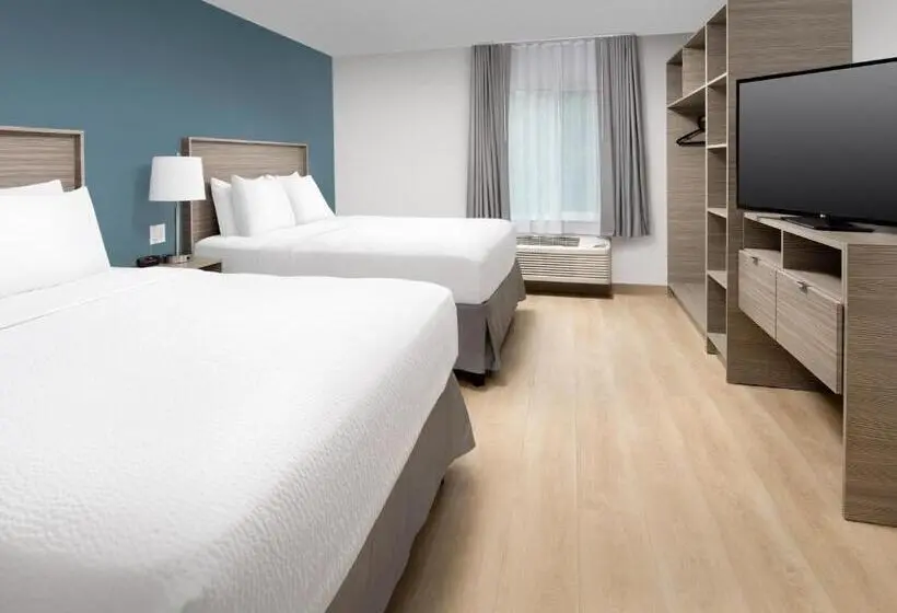 اتاق استاندارد با 2 تخت دوبل, Woodspring Suites Seattle Tukwila