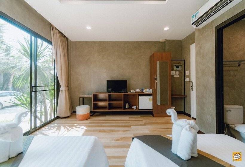 חדר סטנדרט נוף לגינה, Blue River Resort