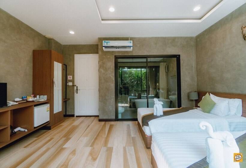 חדר סטנדרט נוף לגינה, Blue River Resort