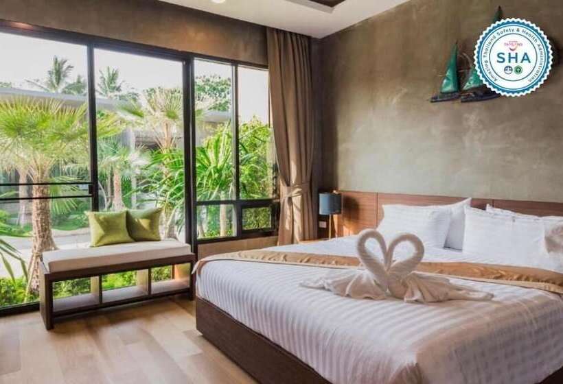 חדר סטנדרט נוף לגינה, Blue River Resort