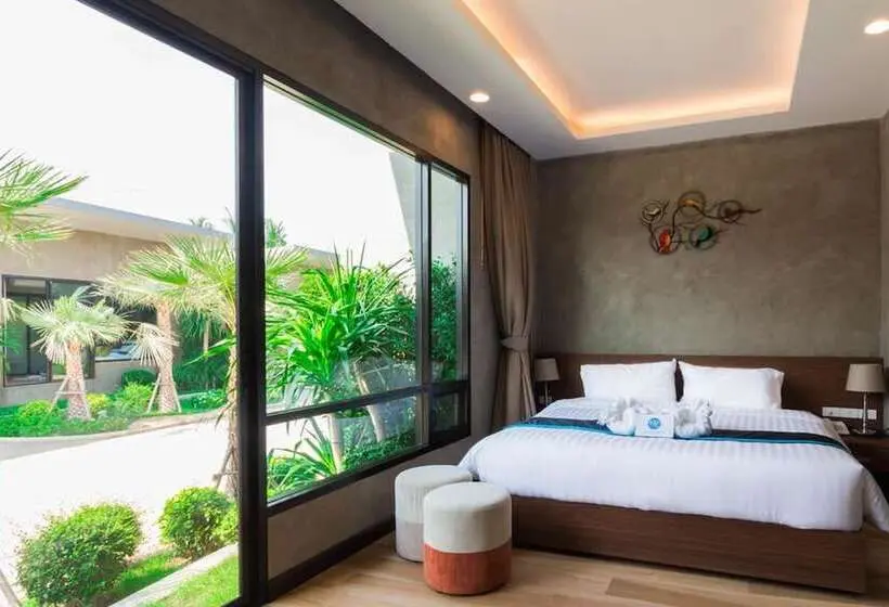 اتاق استاندارد با چشم‌انداز باغ, Blue River Resort