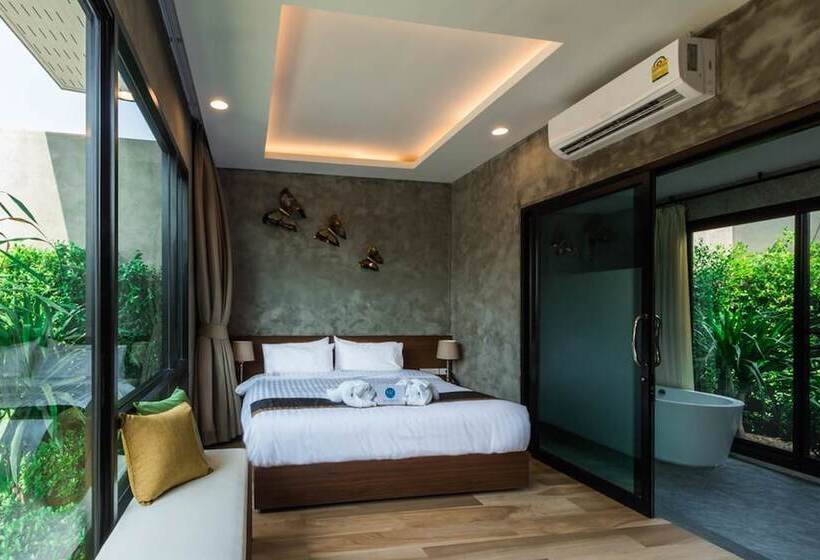 חדר סטנדרט נוף לגינה, Blue River Resort