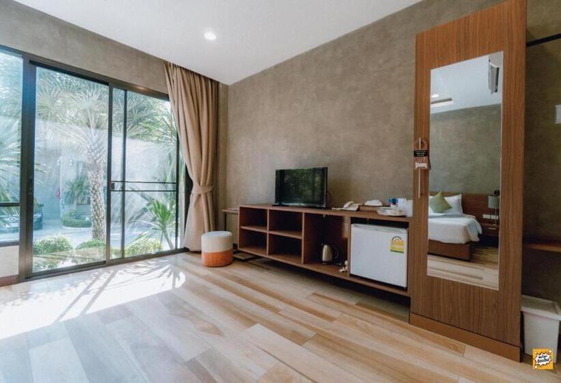 חדר סטנדרט נוף לגינה, Blue River Resort