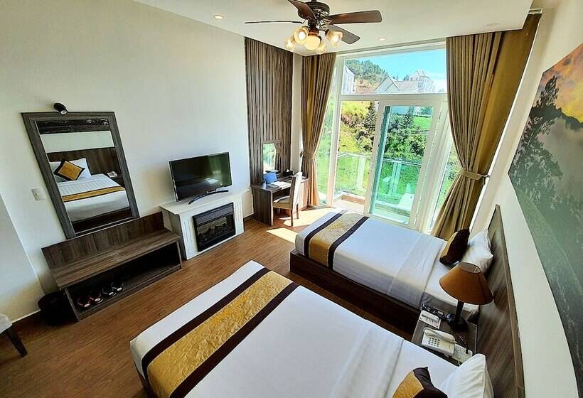 اتاق پریمیوم با چشمانداز دریاچه, Dalat Wonder  Resort