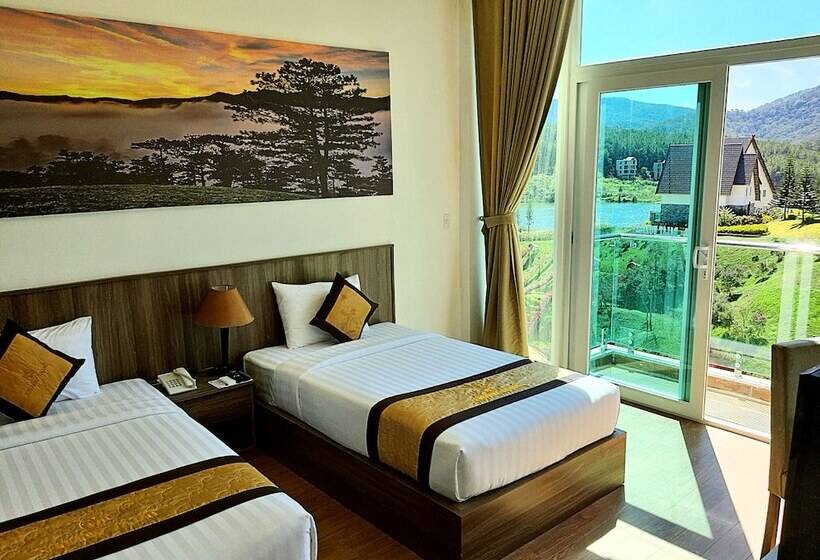 اتاق پریمیوم با چشمانداز دریاچه, Dalat Wonder  Resort