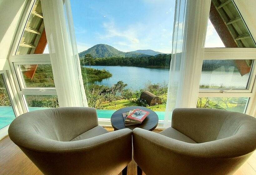 اتاق لوکس با چشمانداز دریاچه, Dalat Wonder  Resort
