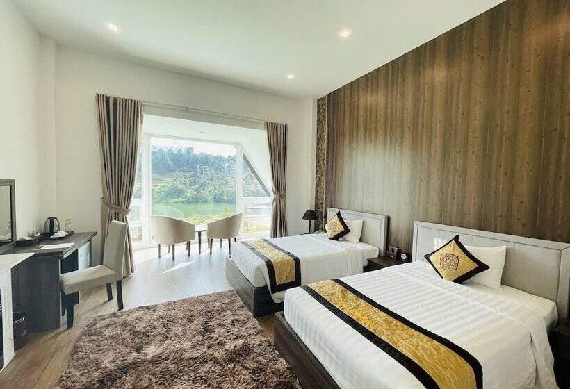 اتاق لوکس با چشمانداز دریاچه, Dalat Wonder  Resort