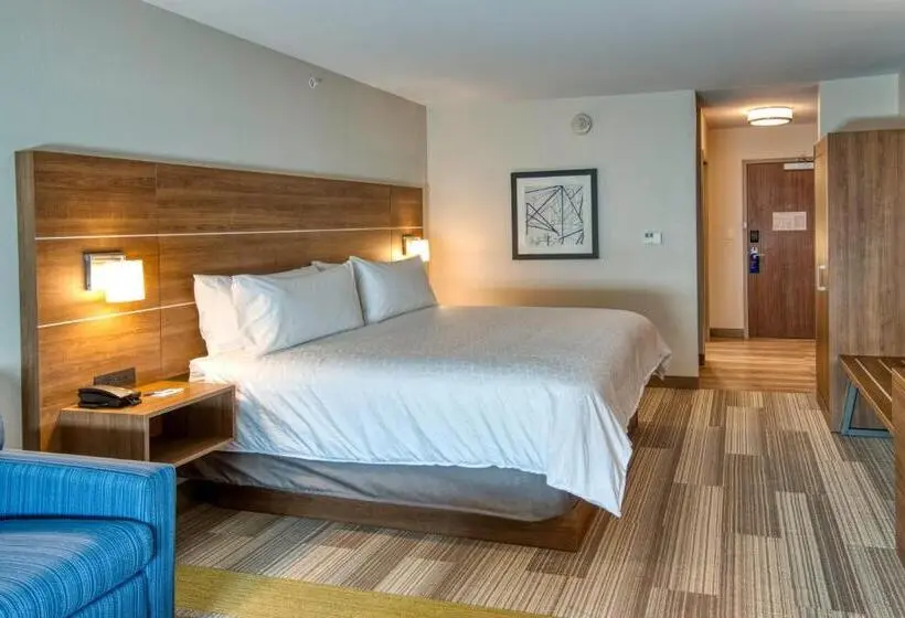 キングサイズベッドのスイートルーム, Holiday Inn Express & Suites   Omaha Downtown   Airport, An Ihg