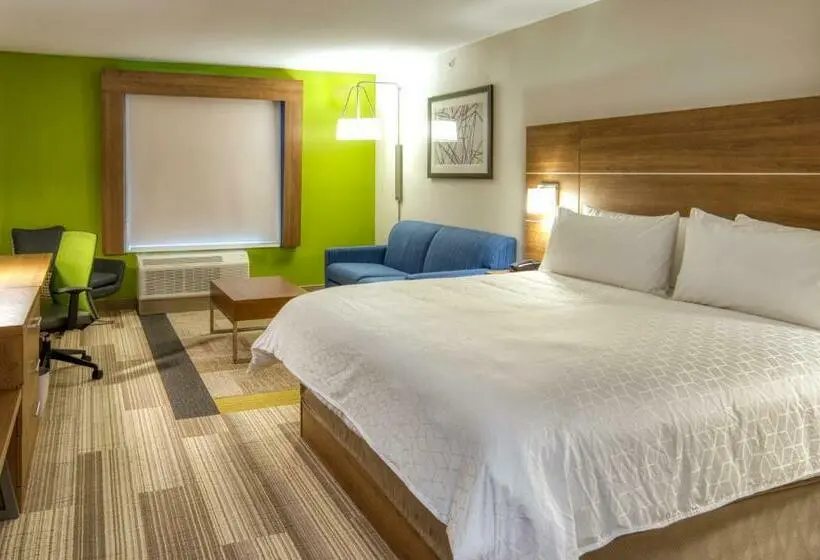 キングサイズベッドのスイートルーム, Holiday Inn Express & Suites   Omaha Downtown   Airport, An Ihg