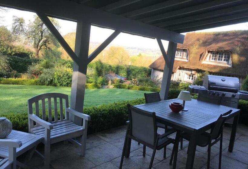 스탠다드 룸 가든 전망, Les Chaumières Du Pays D Auge