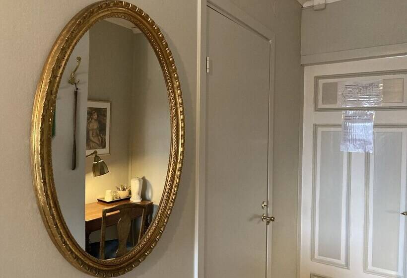 庭の見えるシングルルーム, Pensionat Granparken