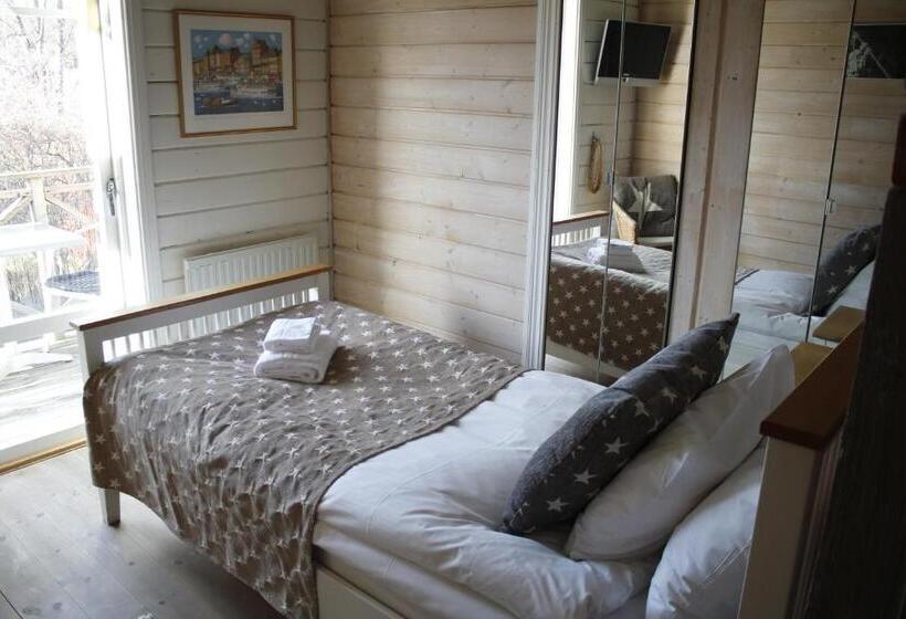 庭の見えるシングルルーム, Pensionat Granparken