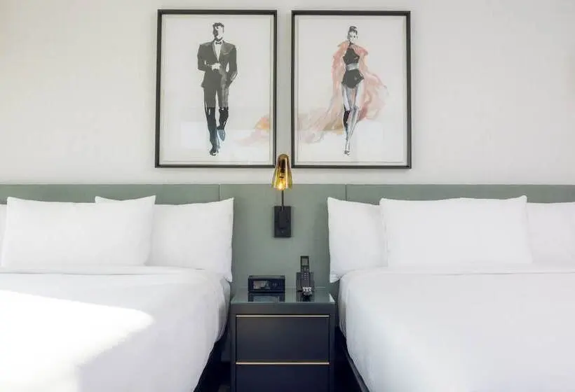 اتاق استاندارد با 2 تخت دوبل, The Godfrey Hotel Hollywood