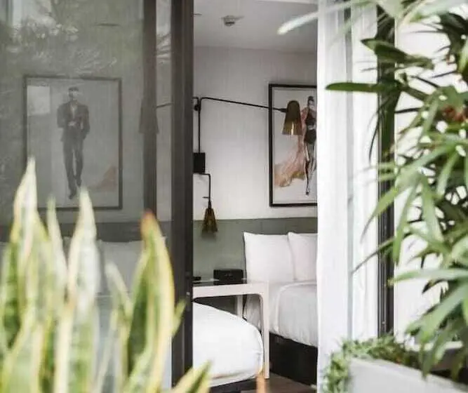 اتاق استاندارد با 2 تخت دوبل, The Godfrey Hotel Hollywood