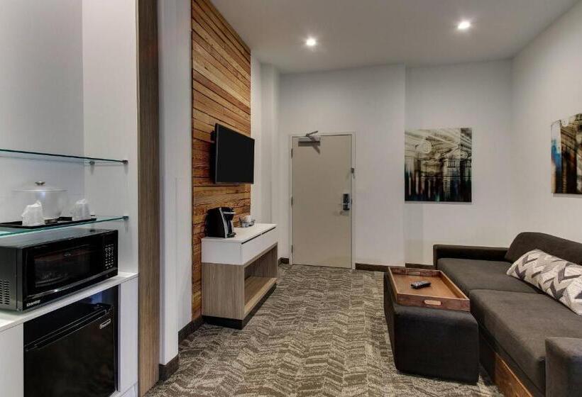 クイーンサイズベッドのスイートルーム, Springhill Suites By Marriott Montgomery Downtown