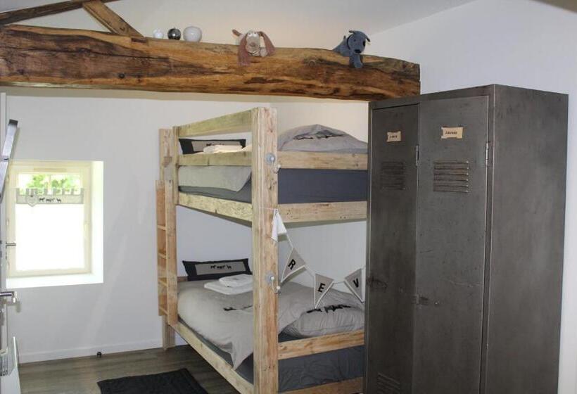 اتاق استاندارد چهار تخته, Chambres D'hôtes Logis Charrier Le Petit Bignon