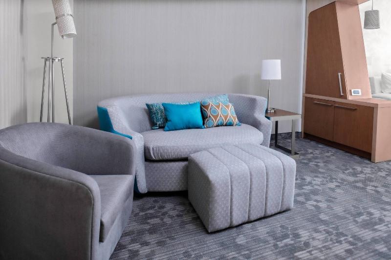 带大床的套房, Courtyard By Marriott East Lansing Okemos