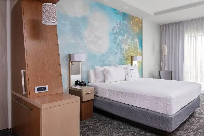 キングサイズベッドのスイートルーム, Courtyard By Marriott East Lansing Okemos