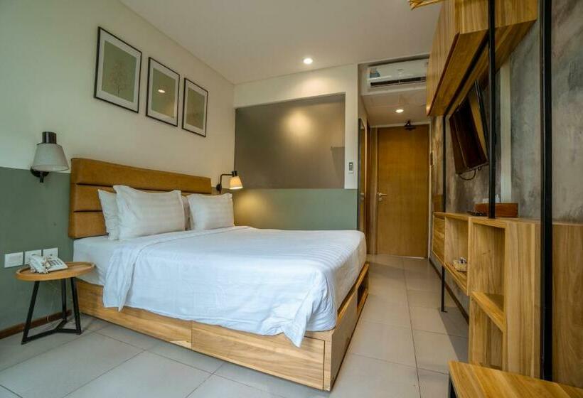 带大床的高级房间, Rimbun Canggu