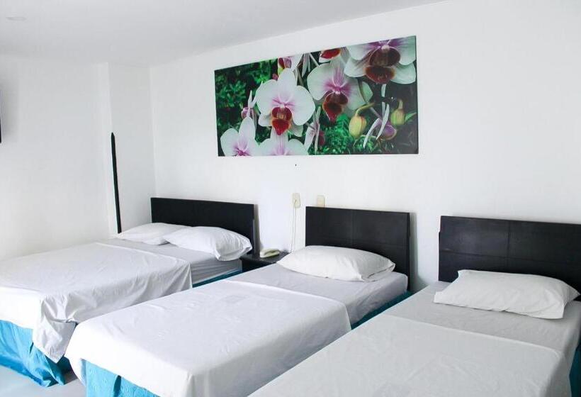 غرفة قياسية رباعية, Bucaramanga Plaza