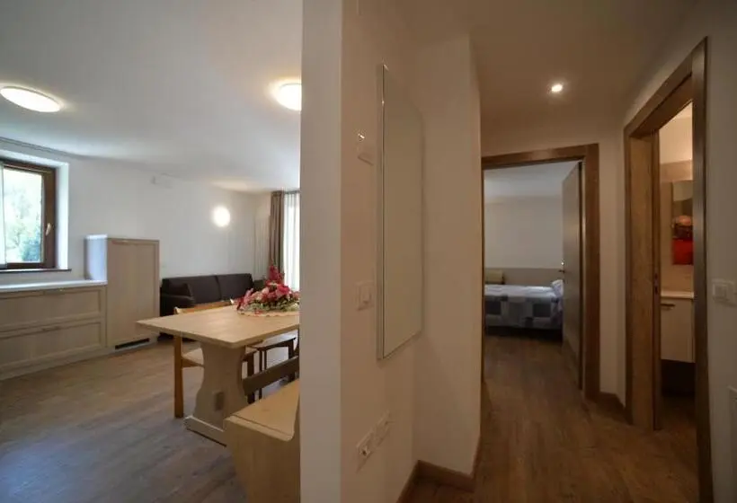 テラス付き1ベッドルームアパートメント, La Casa Al Noce